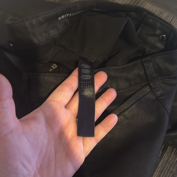 WHBM coated black pants - Picture 5 of 6